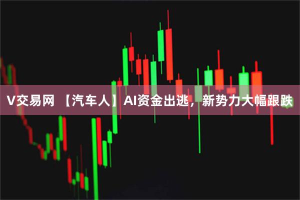 V交易网 【汽车人】AI资金出逃，新势力大幅跟跌